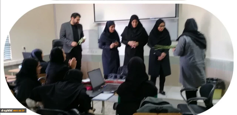 به مناسبت شهادت استاد مرتضی مطهری و روز معلم تجلیل از استادان دانشگاه ملی مهارت مرکز دختران اقلید